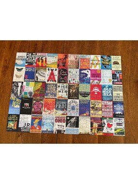Re-marks Great American Novels 1000 Piece Jigsaw Puzzle - Complete + Mini-Poster